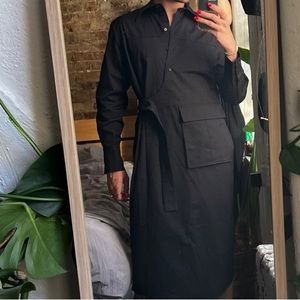 COS Black Shirt Dress Women’s Size 10